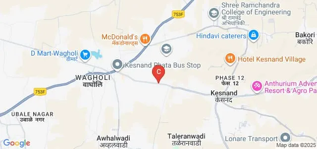 Bharatiya Sanskriti Darshan Trust's Ayurved Mahavidyalaya, Wagholi Map