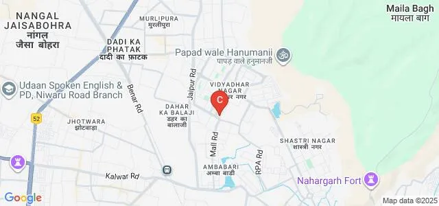 Biyani Institute of Science and Management for Girls, Jaipur Map