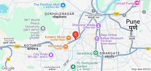MES Abasaheb Garware College, Pune Map