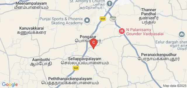 Ayyan Thiruvalluvar College of Arts and Science, Coimbatore Map