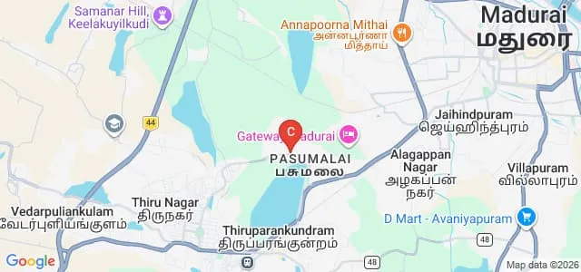 Sourashtra College, Madurai Map