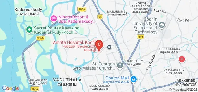 Amrita School of Medicine, Kochi Map