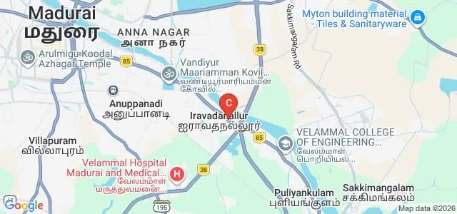 KLN B Ed College, Madurai Map