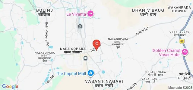 Ashadeep Adhyapak Mahavidyalaya, Palghar Map