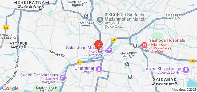 Shadan School of Nursing, Hyderabad Map