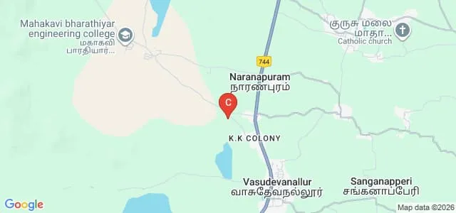 S Thangapazham Agricultural College, Vasudevanallur Map