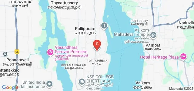 College of Engineering, Cherthala Map