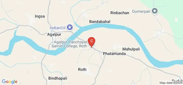 Agalpur Panchayat Samiti College, Roth Map