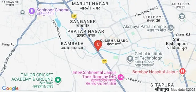 Ch Charan Singh National Institute of Agricultural Marketing, Jaipur Map