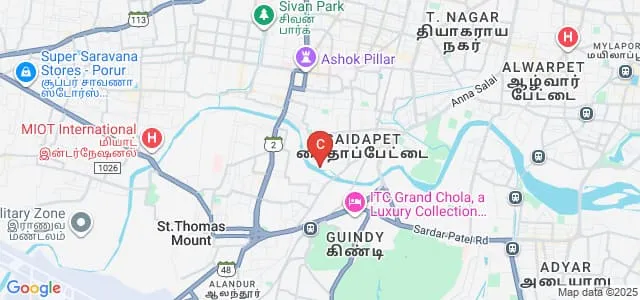 Annai Veilankanni's Pharmacy College, Chennai Map