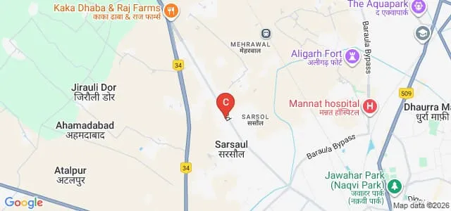 Sri Sai Ayurvedic Medical College and Hospital, Aligarh Map