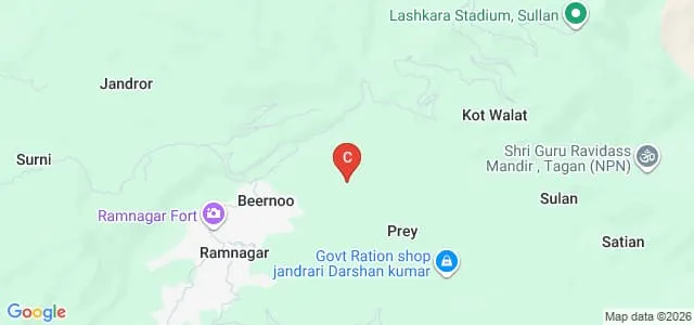 Government Degree College, Udhampur Map