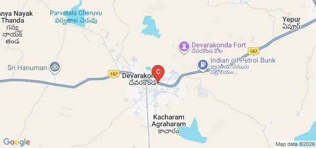 Kavitha Memorial College of Education, Nalgonda Map