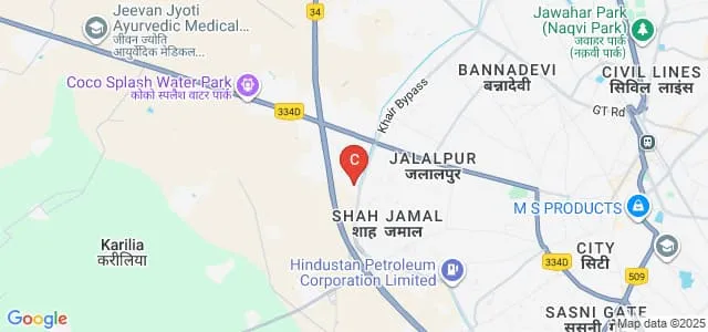 Vivekananda College of Technology and Management, Aligarh Map