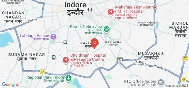 Government Holkar Science College, Indore Map