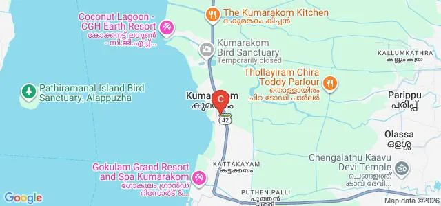 Sree Narayana Arts and Science College, Kottayam Map