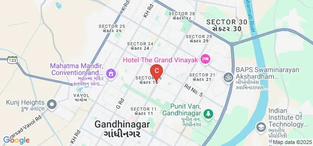 RH Patel English Medium B Ed College, Gandhinagar Map