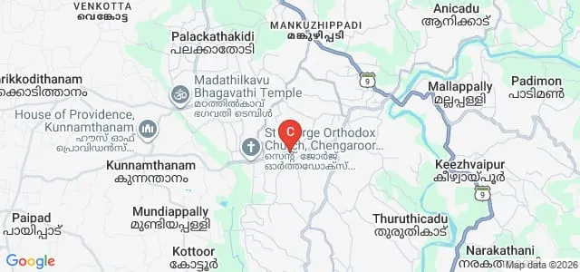 Mar Severios College of Teacher Education, Pathanamthitta Map