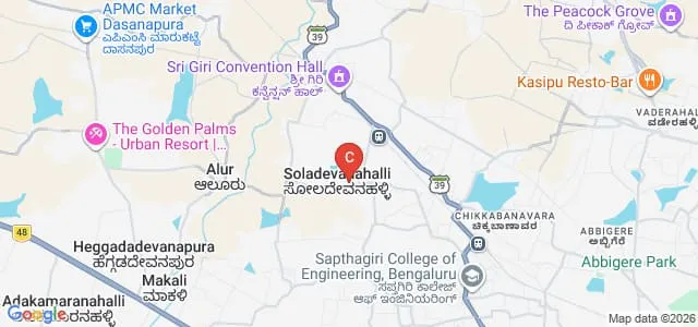 Acharya Institute Graduate Studies, Bangalore Map