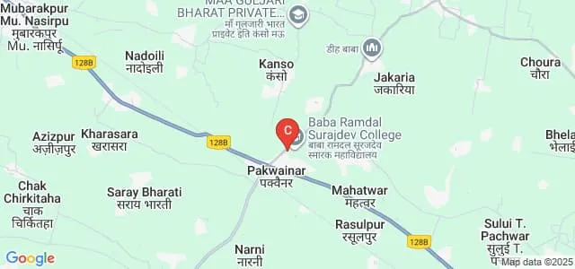 Baba Ramdal Surajdev Polytechnic College, Ballia Map