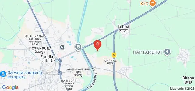 Dasmesh College of Pharmacy, Faridkot Map