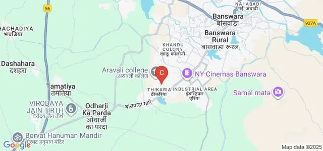 Aravali Mahavidyalaya, Banswara Map