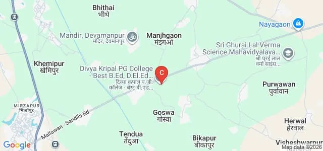 Divya Kripal Degree College, Hardoi Map