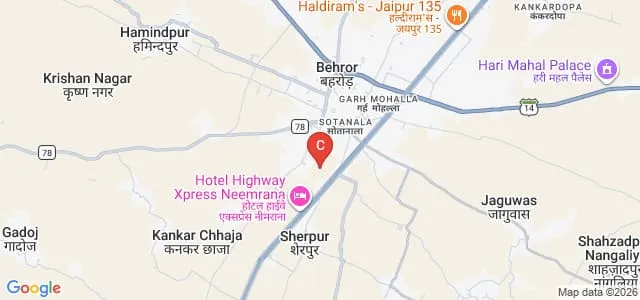 Saraswati Teacher's Training College, Alwar Map