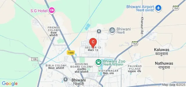 Ch Bansilal Government Polytechnic, Bhiwani Map