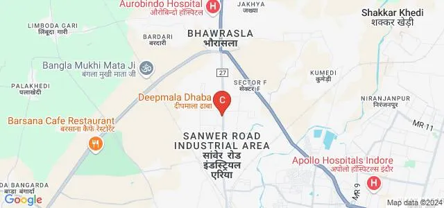Core Business School, Indore Map