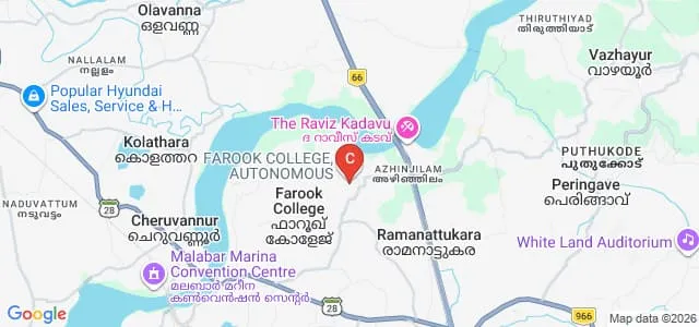 Farook College, Kozhikode Map