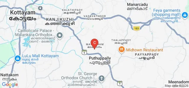 Leyamma Memorial College of Nursing, Kottayam Map