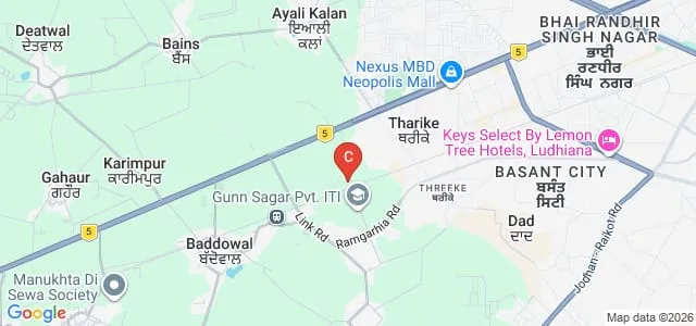 Sri Aurobindo College of Commerce and Management, Ludhiana Map
