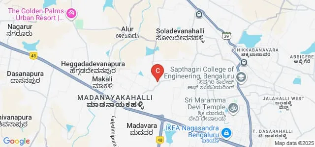 New Sri Shanthini College of Nursing, Bengaluru Map