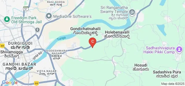 Subbaiah Institute of Dental Sciences, Shimoga Map
