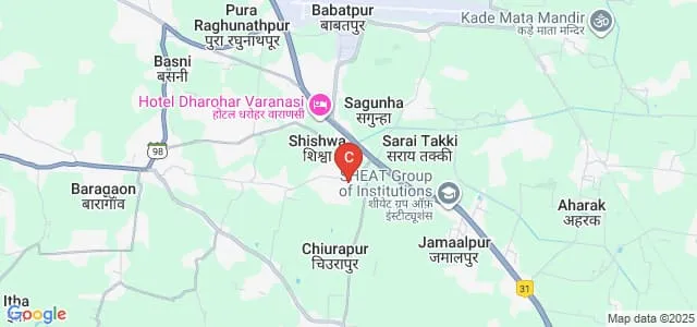 KJ College of Pharmacy, Varanasi Map