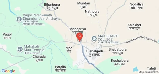 MBD Government College, Kushalgarh Map