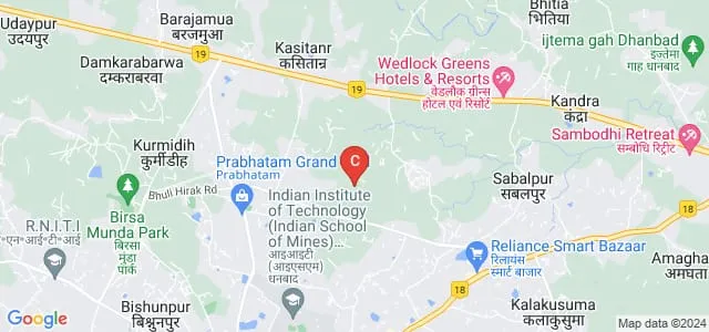 Dhanbad Institute of Technology, Dhanbad Map