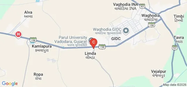 Parul Institute of Technology, Vadodara Map