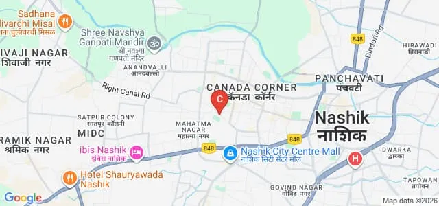 Gokhale Education Society's Sir Dr MS Gosavi Institute of Nursing Education, Training and Research, Nashik Map