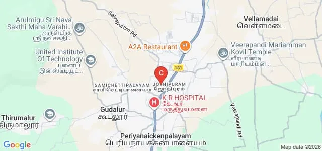 Pioneer College of Arts and Science, Coimbatore Map