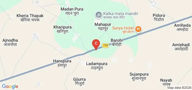 Nathu Ram Institute of Education and Management, Bhind Map