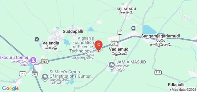 Vignan Institute of Law, Guntur Map