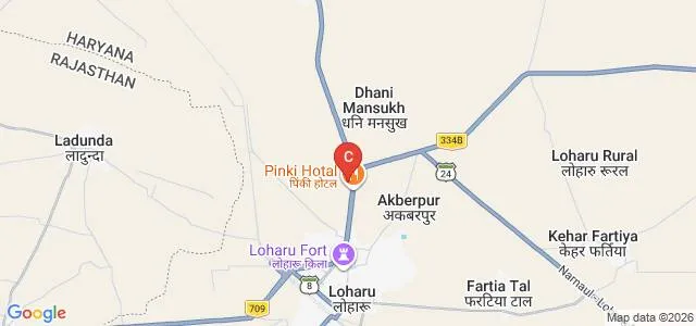 Ch Bansi Lal Government College, Loharu Map