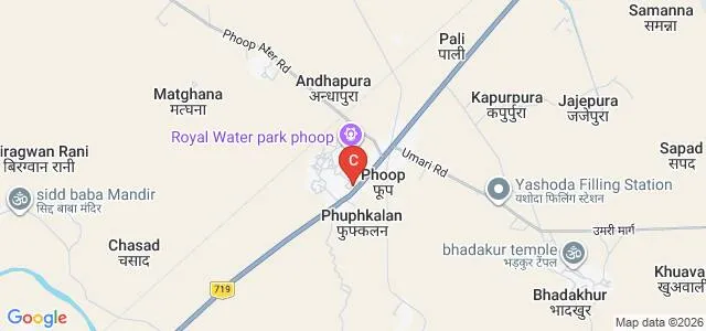 Government College, Phoop Map