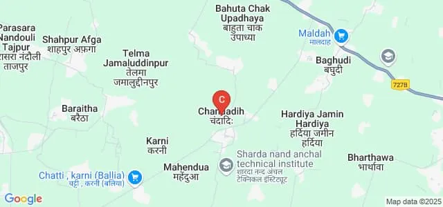 Maa Maturani Devi Mahavidyalaya, Ballia Map
