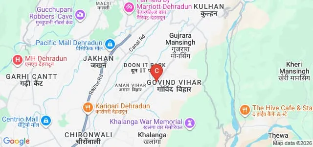 Blue Mountains Group of Colleges, Dehradun Map