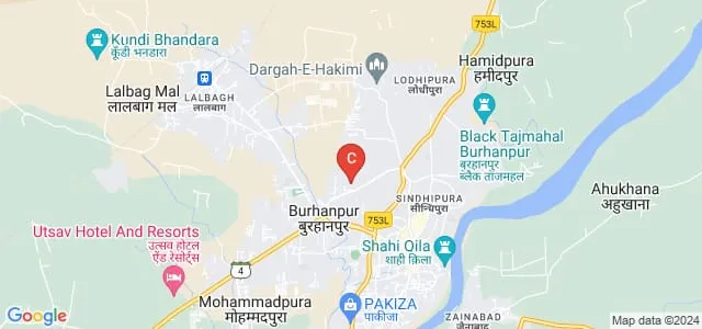 Thakur Shivkumarsingh Memorial Management College, Burhanpur Map
