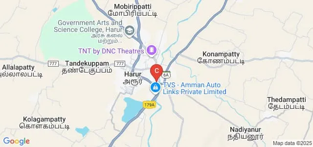 Muthu Mase Arts and Science College, Harur Map