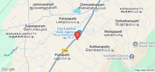 ERK College of Pharmacy, Dharmapuri Map